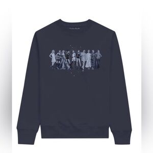 Taylor Swift Eras Tour Midnights Navy Crewneck Sweatshirt Medium